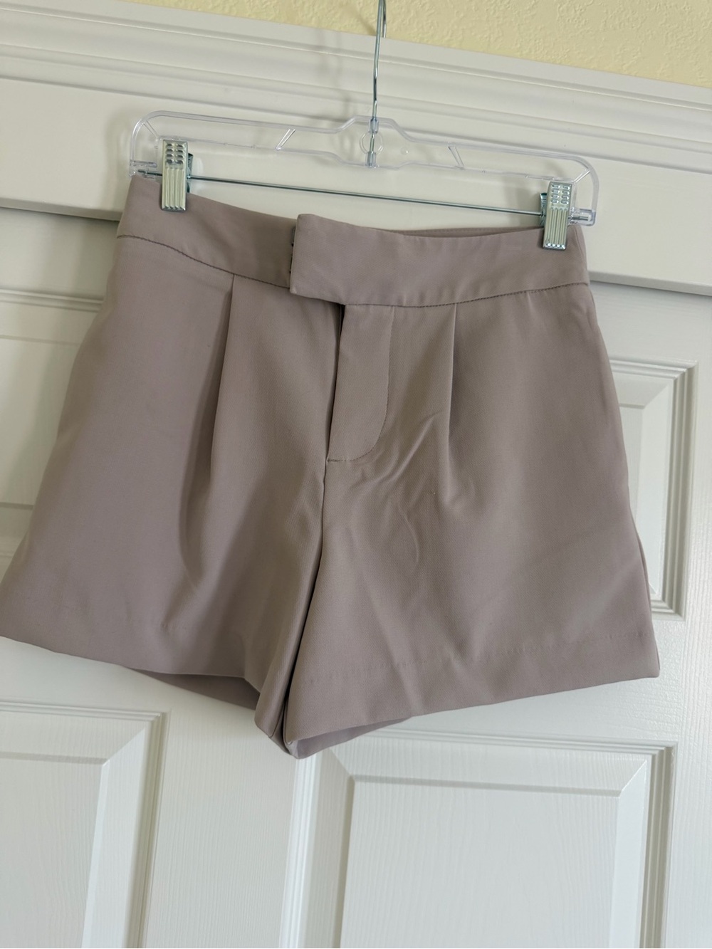 a new day High-Waist Taupe Dress Shorts